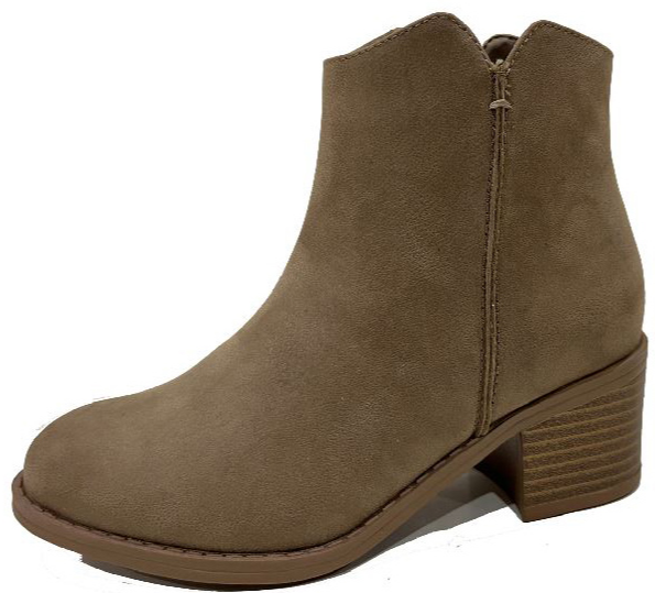 Little Patton Girl's Boot - Taupe Brusse