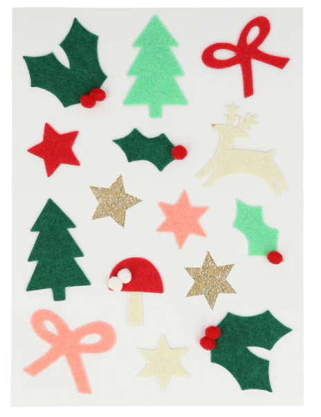 Meri Meri Felt Christmas Icon Stickers