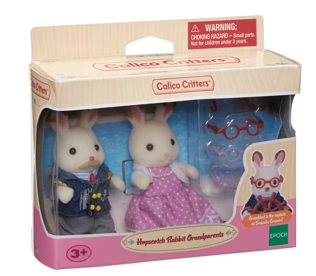 Calico Critters - Chocolate Rabbit Grandparents