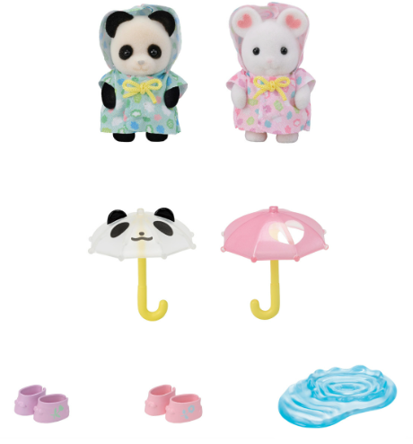 Calico Critters - Nursery Friends - Rainy Day Duo