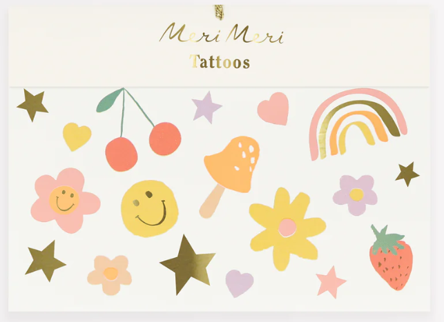 Meri Meri - Tattoos - Happy Face