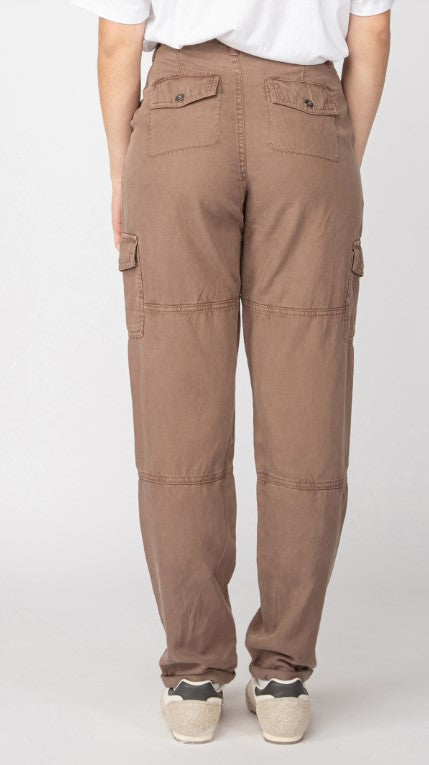 Straight Leg Cargo Pant - Dark Taupe