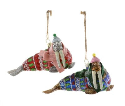 Cody Foster  - Wintertime Walrus Ornament