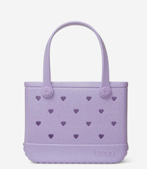 Bogg Bag - Bitty Bogg - Tonal - Heart Lilac Shimmer *Limited Edition*