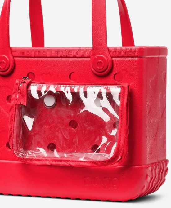 Bogg Bag - Bitty Bogg - Tonal - Conversation Hearts - Bright Red *Limited Edition*