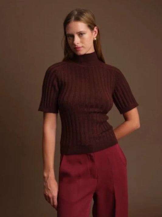 Oliver Knit Top - Cacao