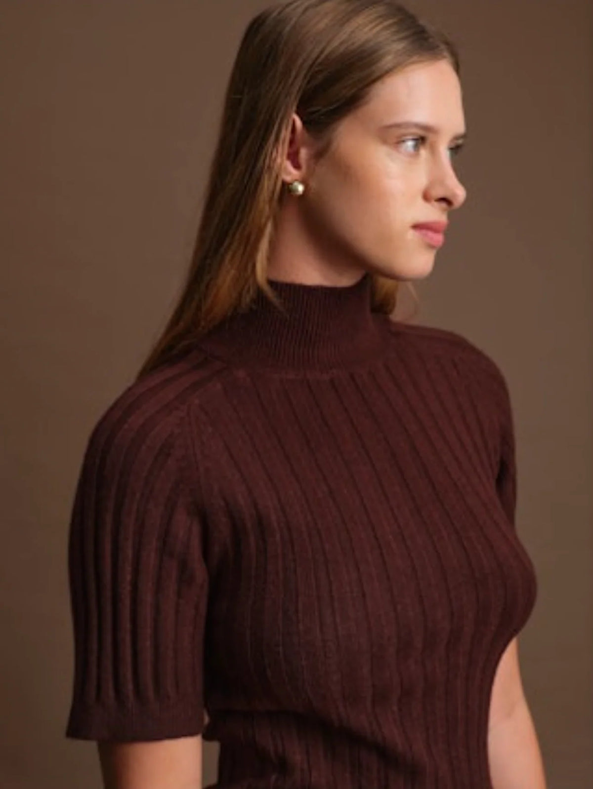 Oliver Knit Top - Cacao