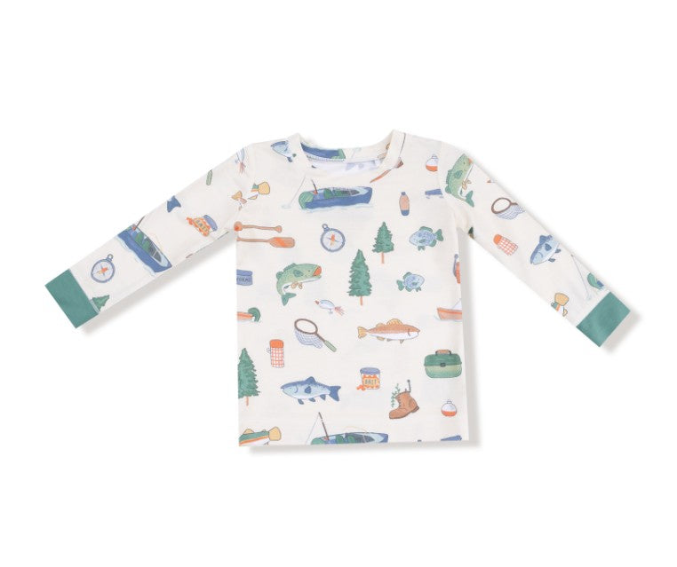Long Sleeve Loungewear Set - Fishing Things