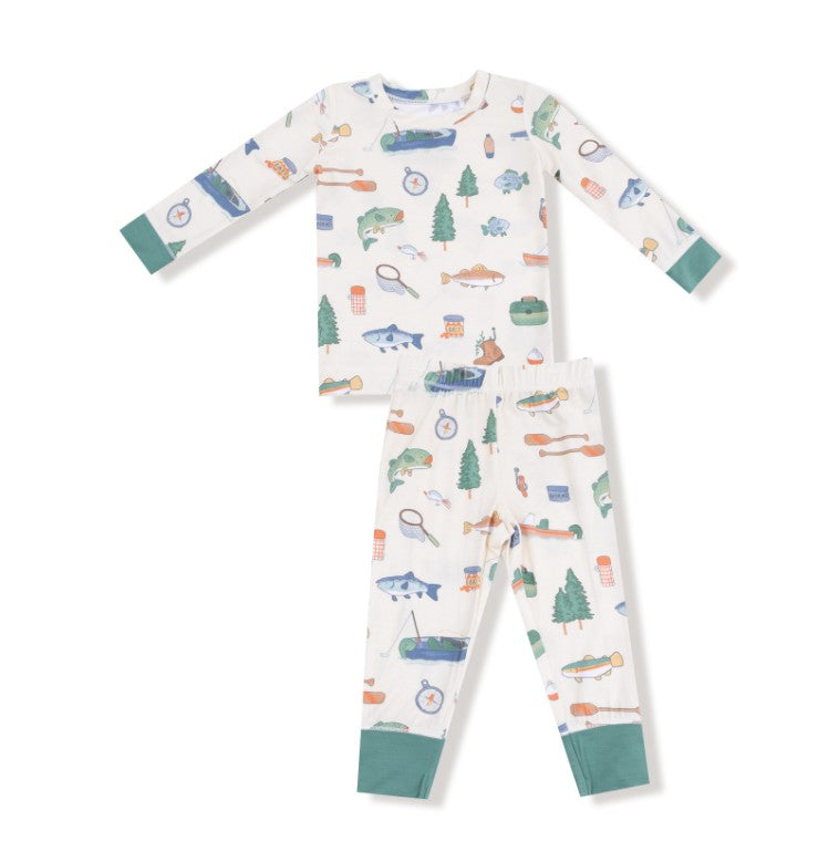 Long Sleeve Loungewear Set - Fishing Things
