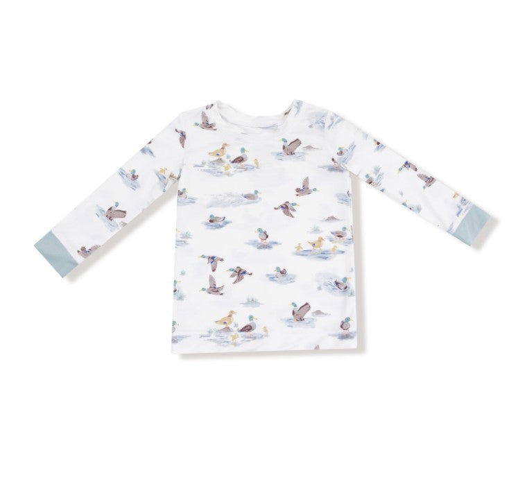 Long Sleeve Loungewear Set - Migrating Mallards