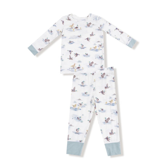Long Sleeve Loungewear Set - Migrating Mallards