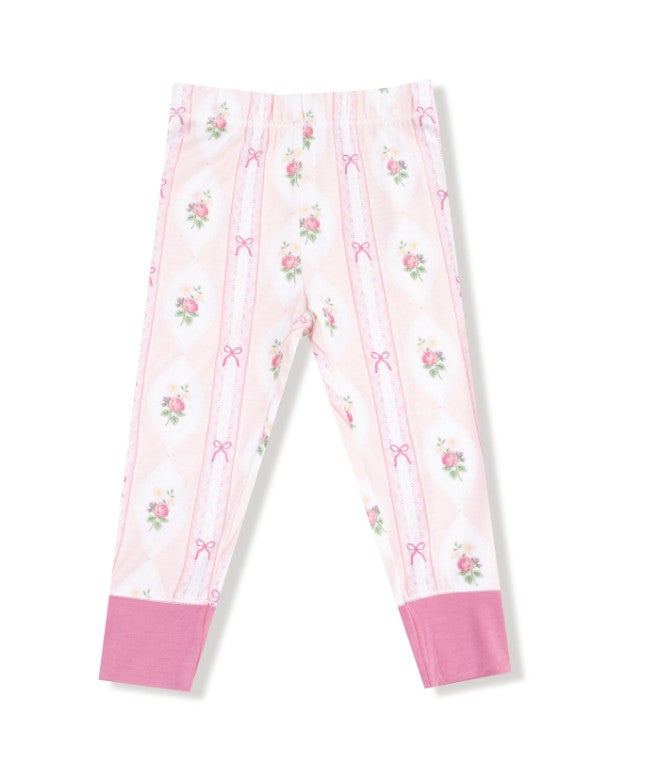 Long Sleeve Loungewear Set - Ogee Lace Floral