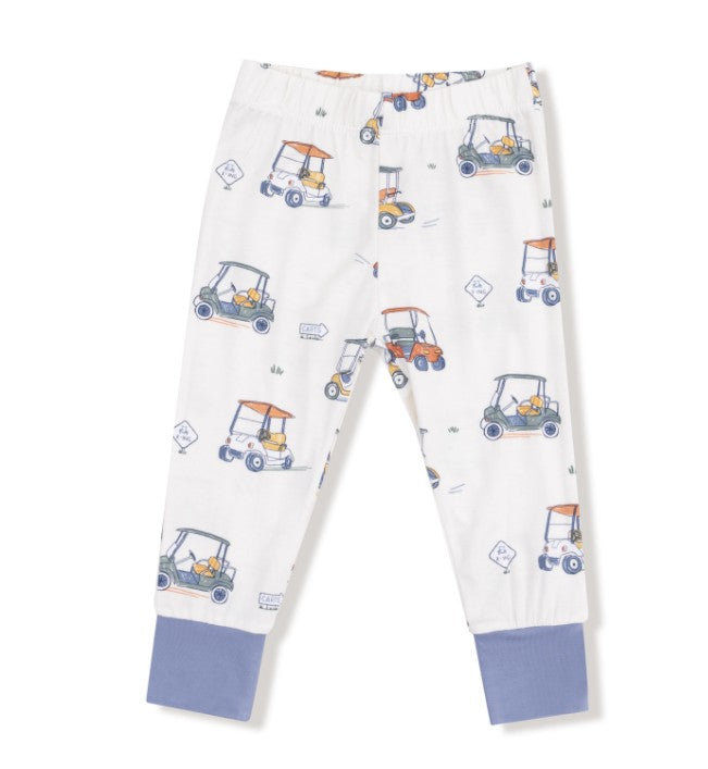 Long Sleeve Loungewear Set - Zooming Golf Carts
