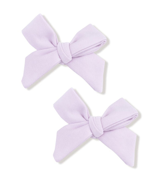 2 Pack Hairbow with Clip - Orchid Hush