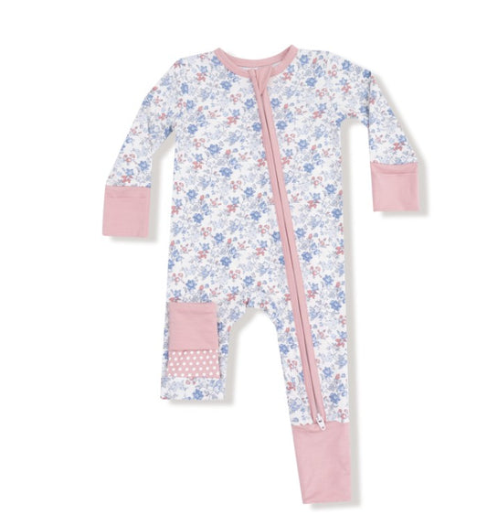 2 Way Zipper Romper - Country Girl Floral