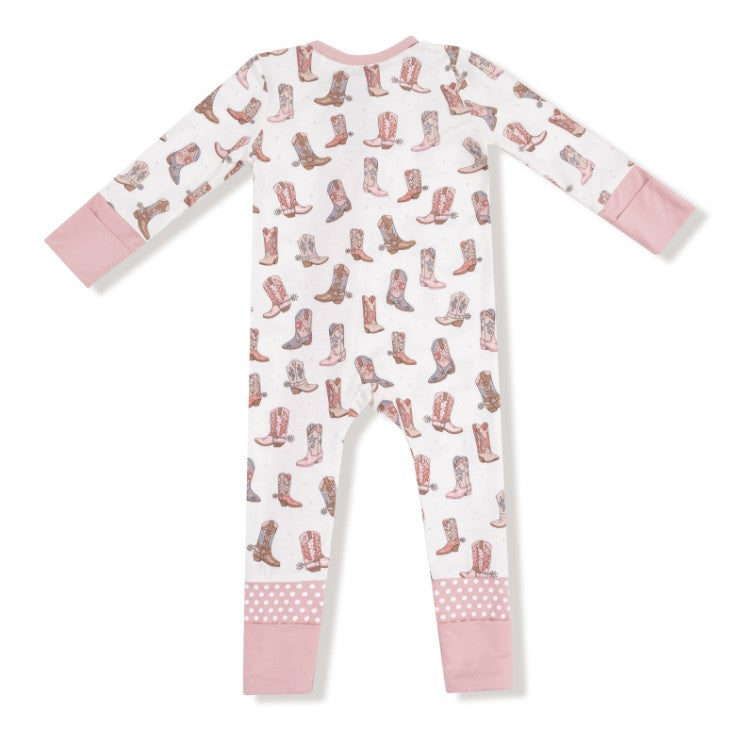 2 Way Zipper Romper - Future Cowgirl