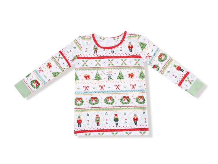 Long Sleeve Loungewear Set - Nutcracker Fair Isle