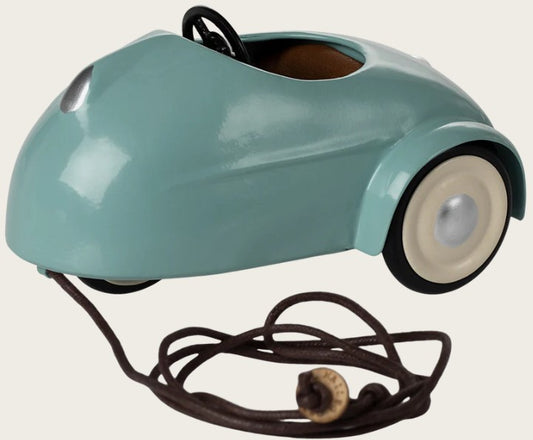 Maileg - Car, Mouse - Light Blue