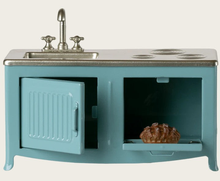 Maileg - Kitchen, Mouse - Blue