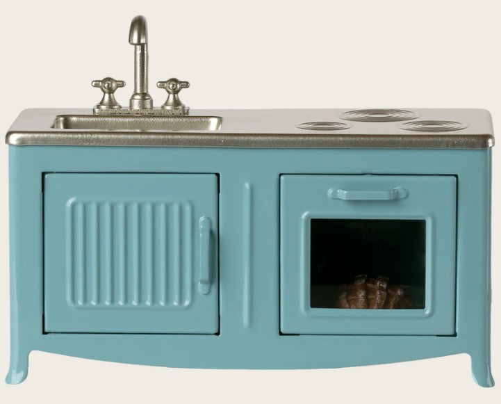 Maileg - Kitchen, Mouse - Blue