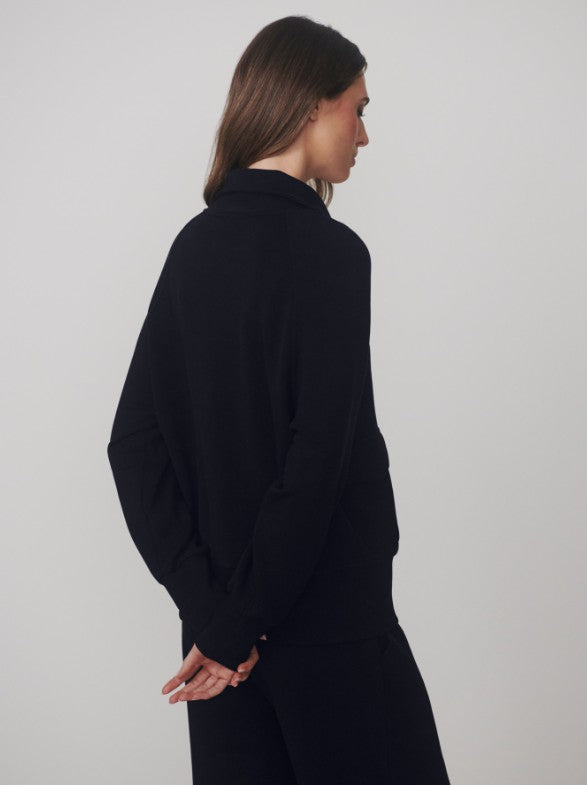 Varley - Roxbury Zip-Through Sweat - Blue Nights