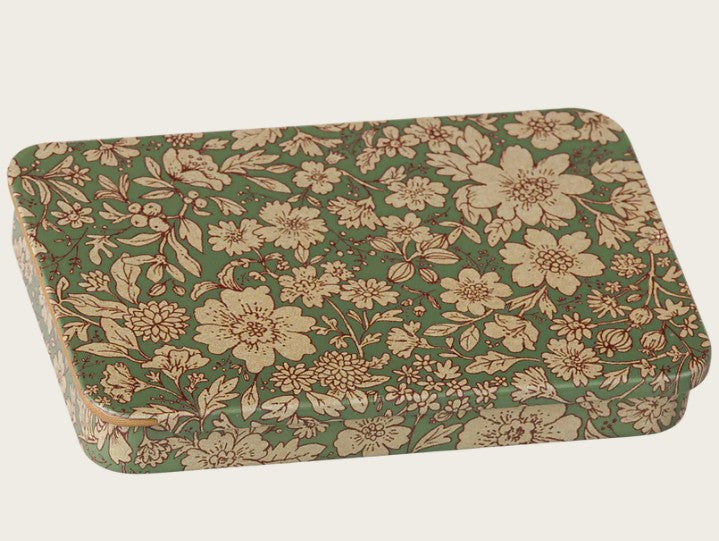 Maileg - Metal Box w. Sliding Lid - Blossom Blue -  PREORDER FW26