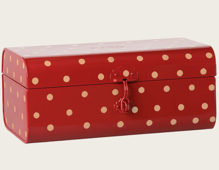 Maileg - Storage Suitcase, Small - Red w. Tray -  PREORDER FW26