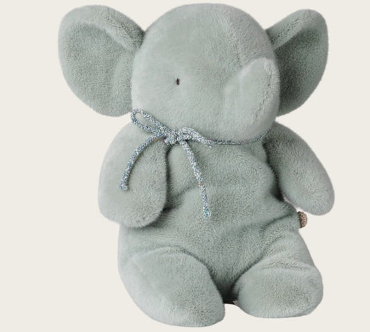 Maileg - Elephant Plush, Medium - Soft Mint -  PREORDER FW26