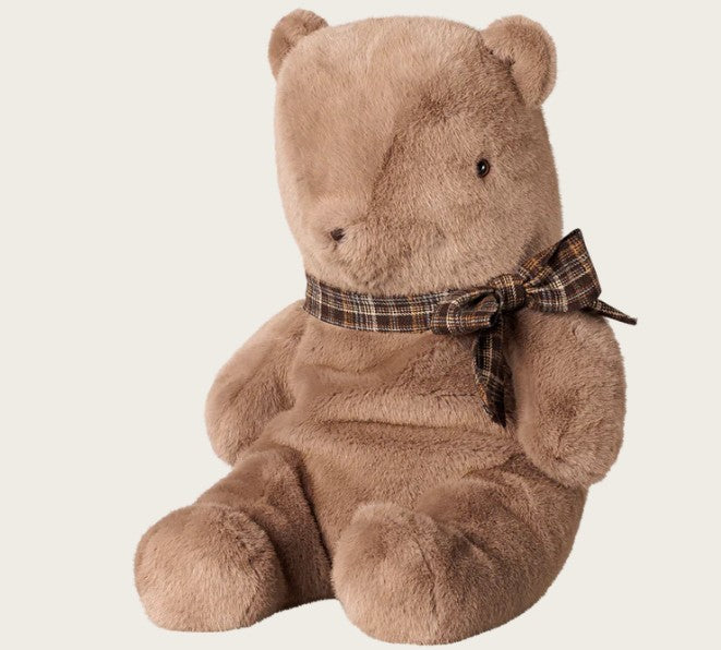 Maileg - Teddy Bear Plush, Large - Dark Mushroom -  PREORDER FW26