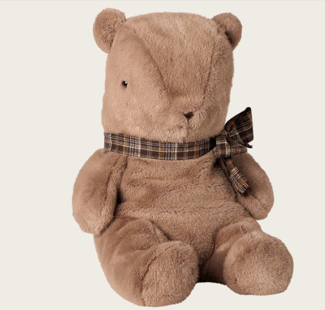 Maileg - Teddy Bear Plush, Large - Dark Mushroom -  PREORDER FW26