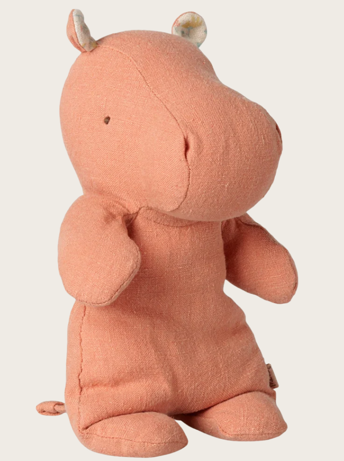 Maileg - Safari Friends, Hippo, Small - Dusty Coral