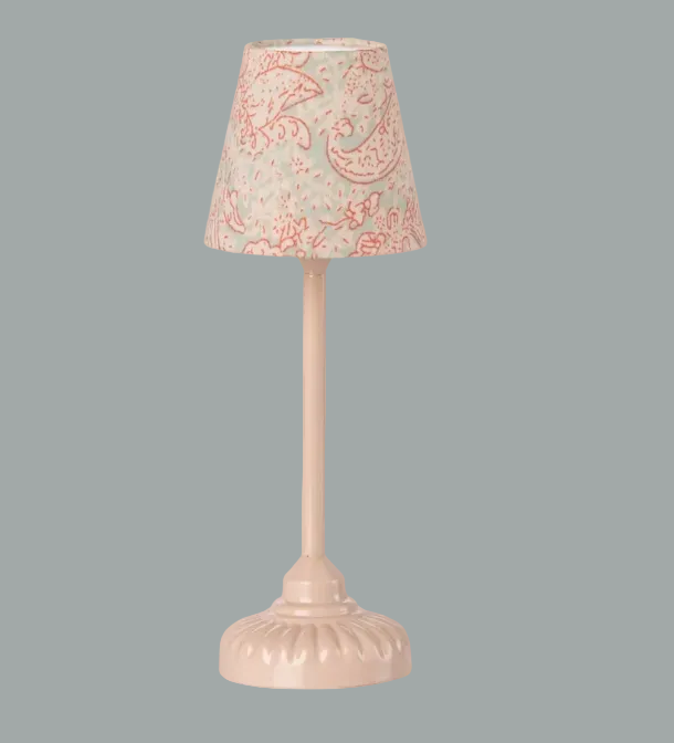 Maileg - Vintage Floor Lamp, Mouse - Powder