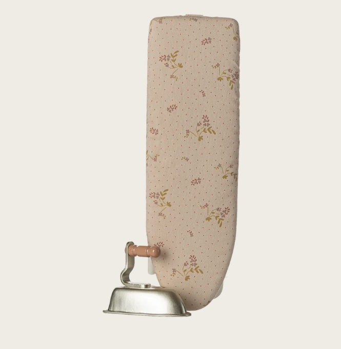 Maileg - Iron and Ironing Board, Miniature - Off White