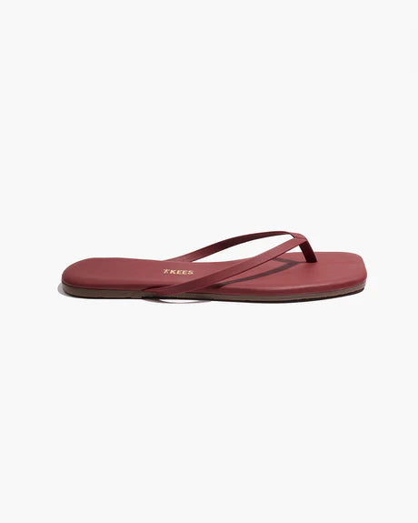 TKEES - Square Toe Lily - Burgundy