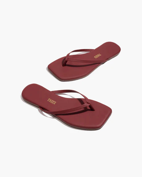TKEES - Square Toe Lily - Burgundy