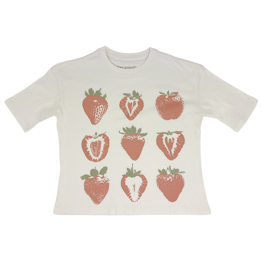 Girl's Super Tee - Strawberry Fields