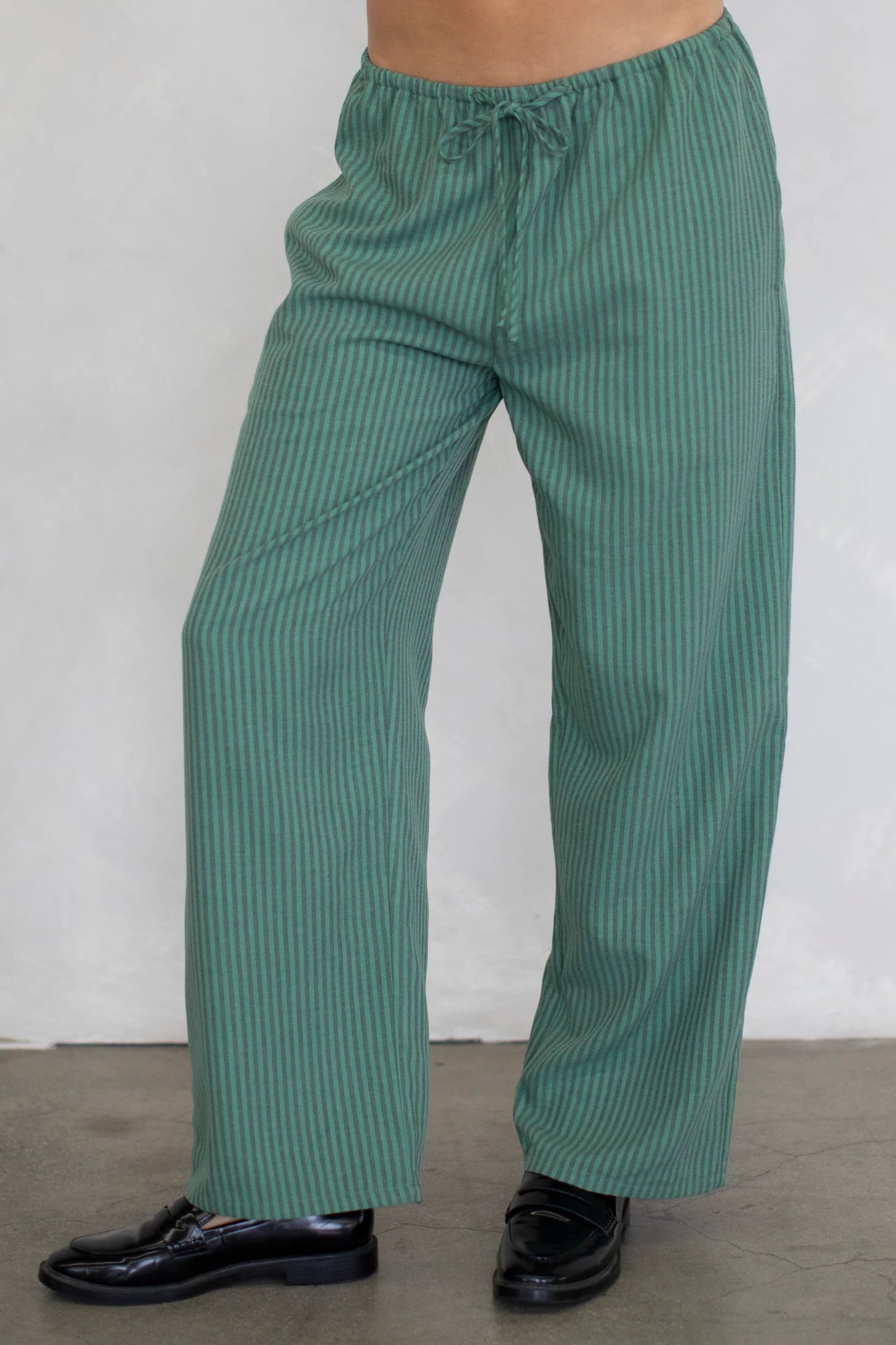 Striped Pants - Green
