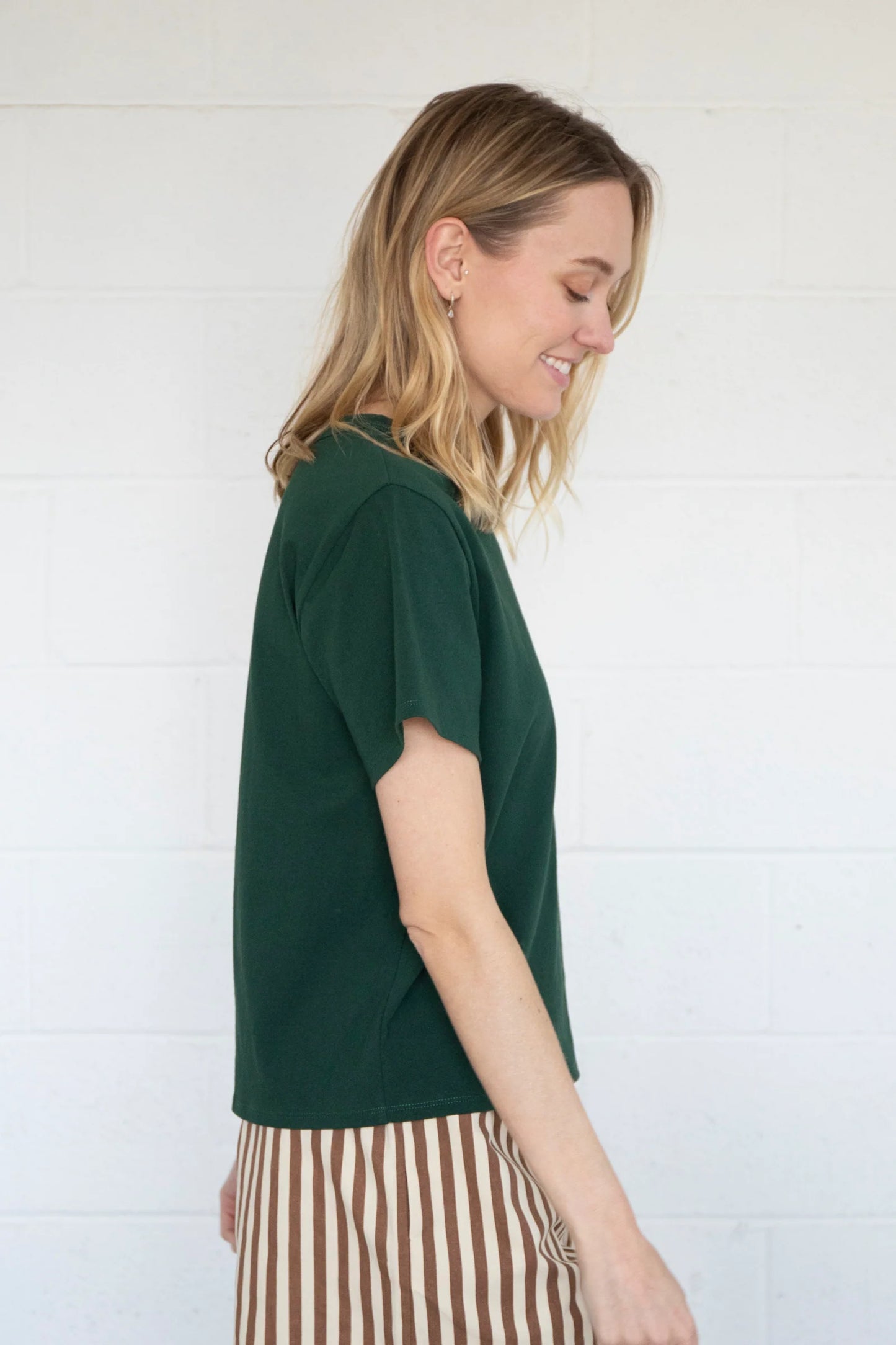 The Jules Top - Deep Green