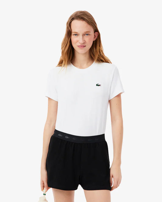 Lacoste - Slim Fit Ultra Dry Stretch Sport T-Shirt - White