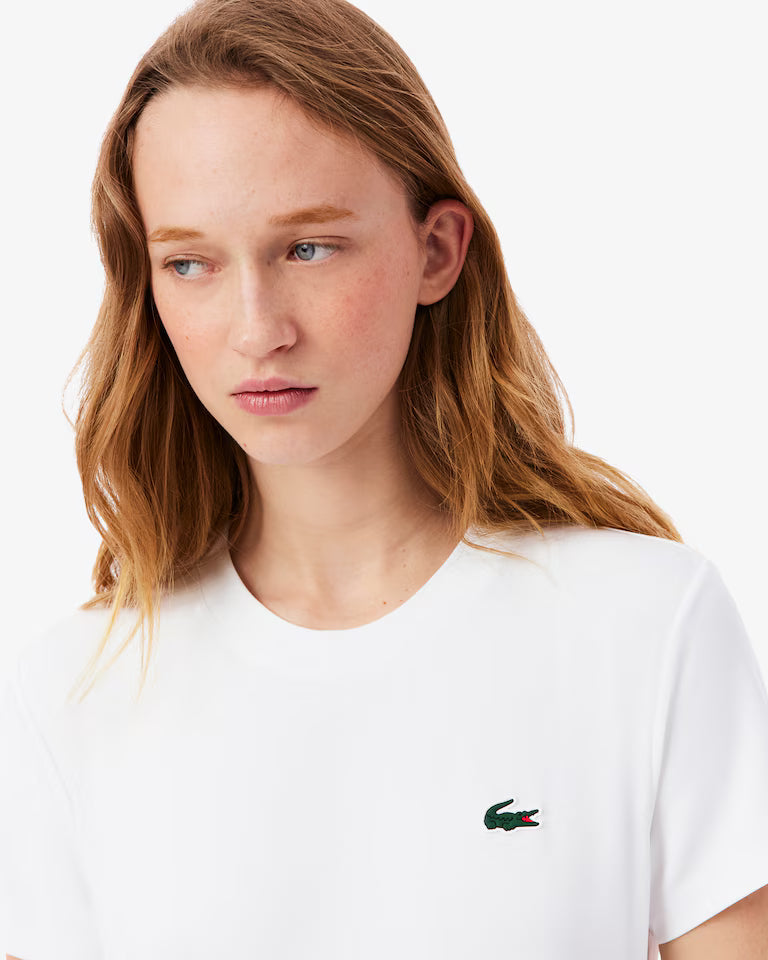 Lacoste - Slim Fit Ultra Dry Stretch Sport T-Shirt - White