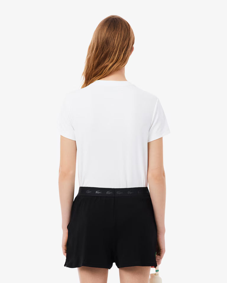 Lacoste - Slim Fit Ultra Dry Stretch Sport T-Shirt - White