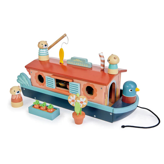 Tender Leaf Toys - Little Otter Canal Boat
