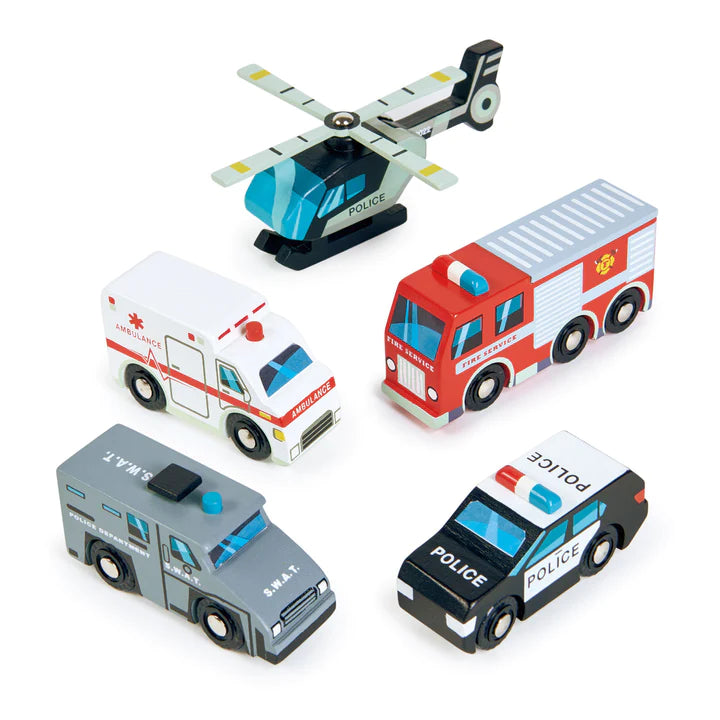 Tender Leaf Toys - Emergency Vehicles