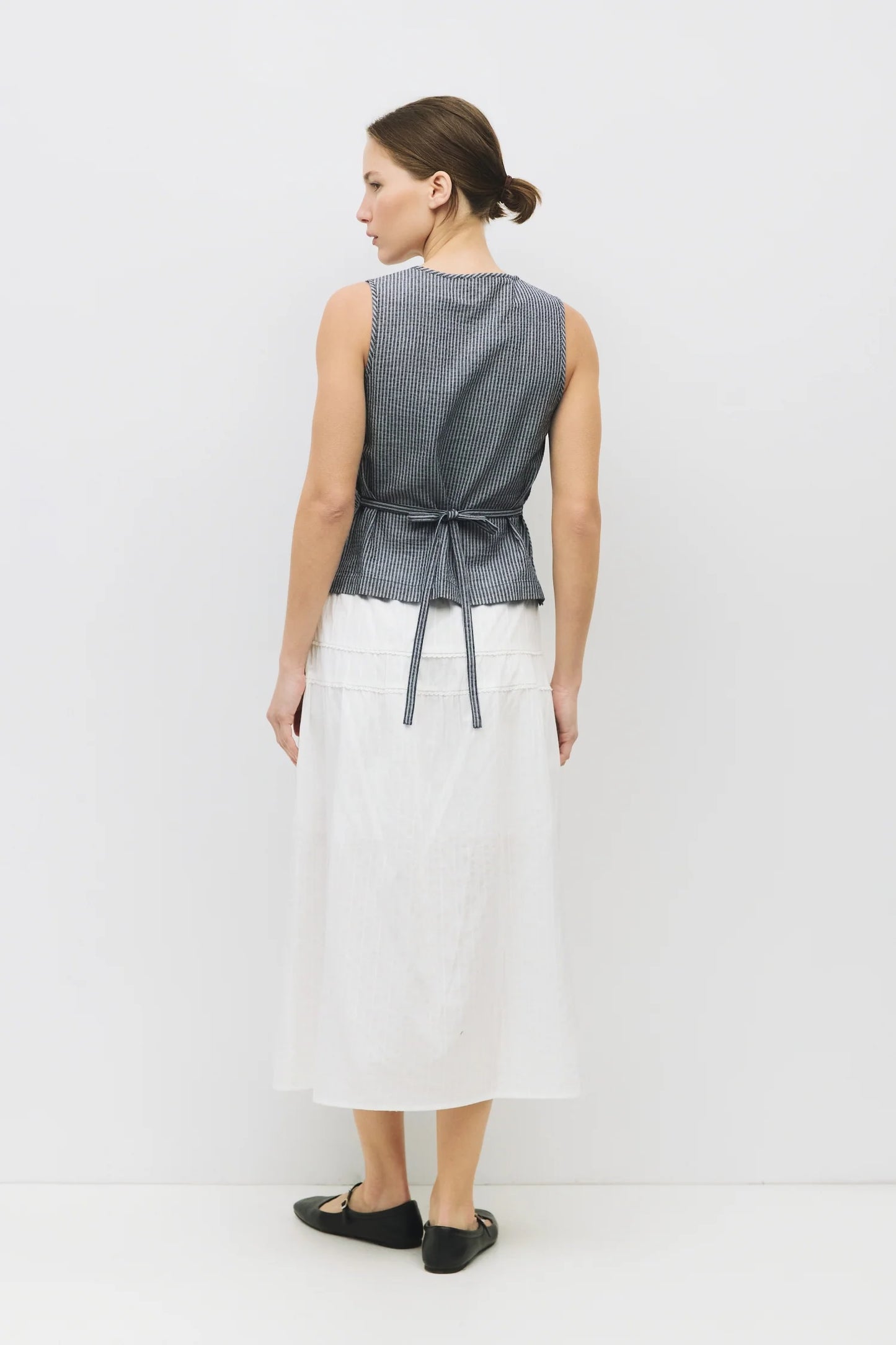 The Ryland Top - Navy and White