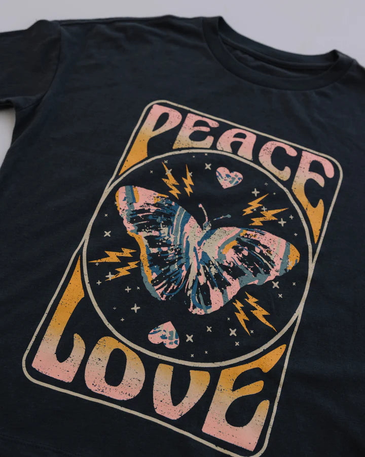 Short Sleeve Tee - Peace + Love