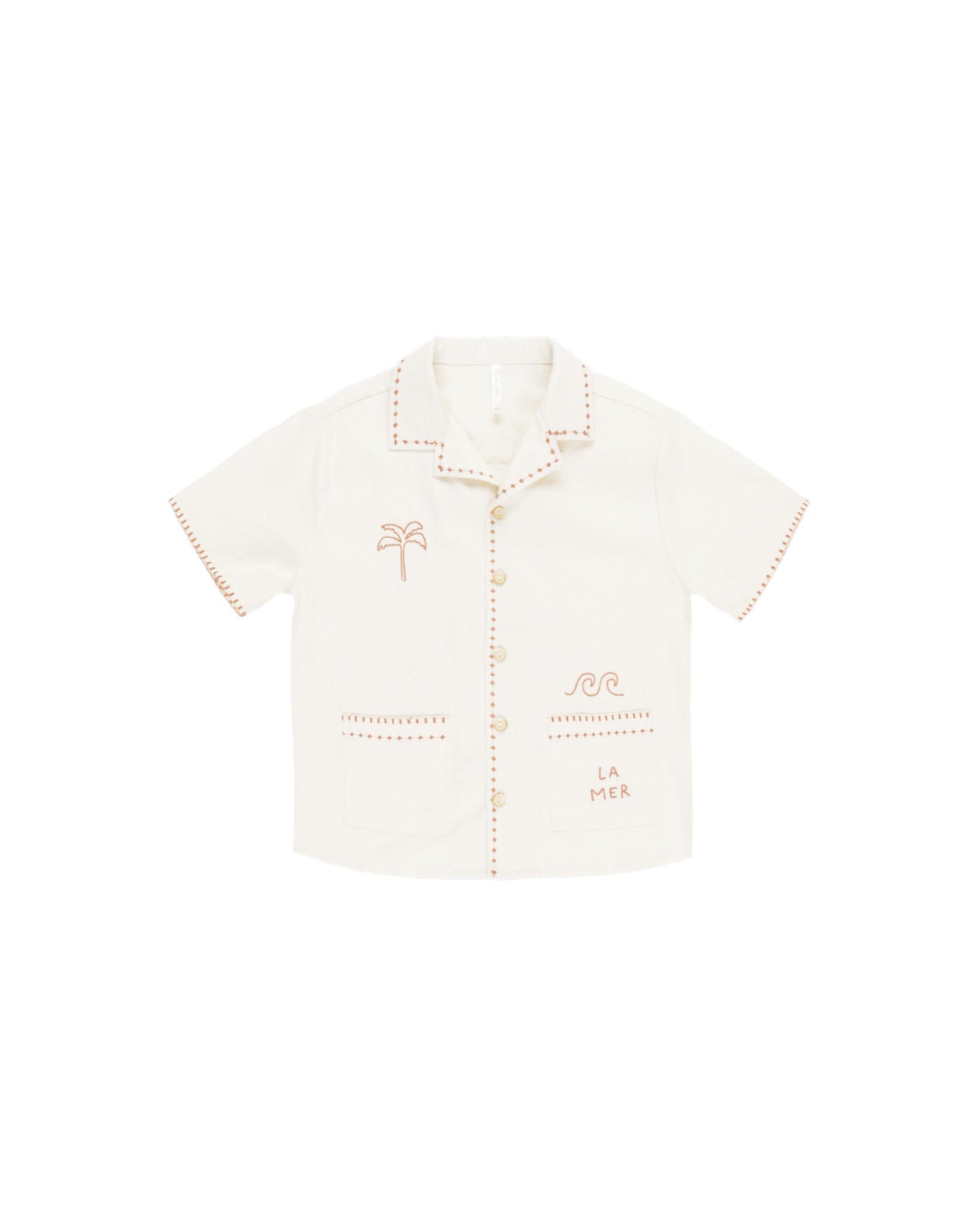 Rylee + Cru - Lapel Collar Shirt - La Mer