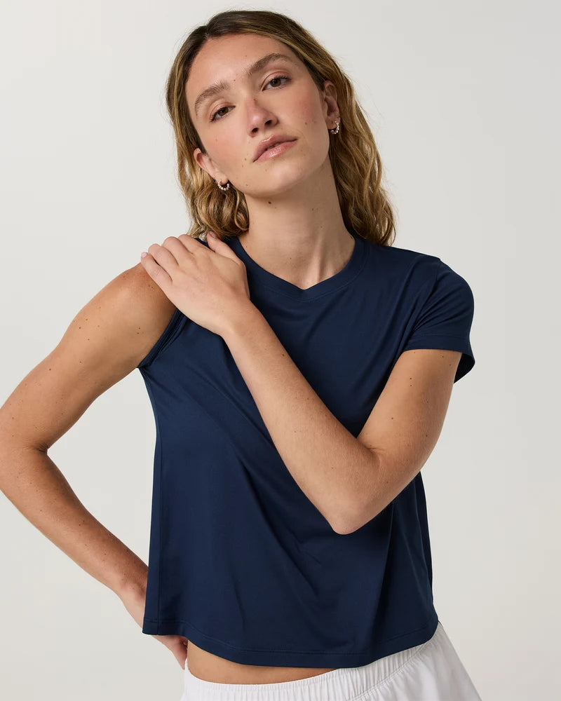 Vuori - Energy Classic Tee - Blue Coast