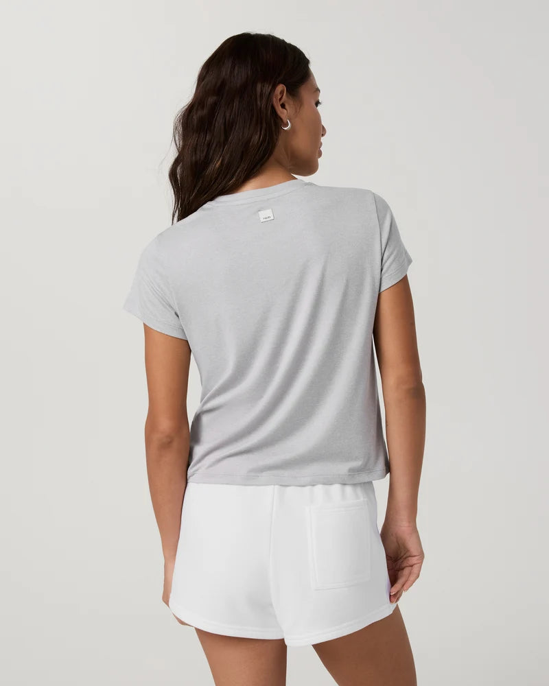 Vuori - Energy Classic Tee - Light Grey Heather