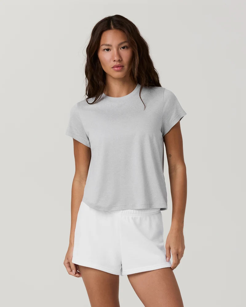 Vuori - Energy Classic Tee - Light Grey Heather