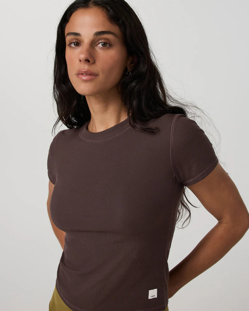 Vuori - Pose Fitted Tee - French Roast